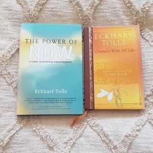 Eckhart Tolle Book Set - The Power of Now & Oneness With All Life